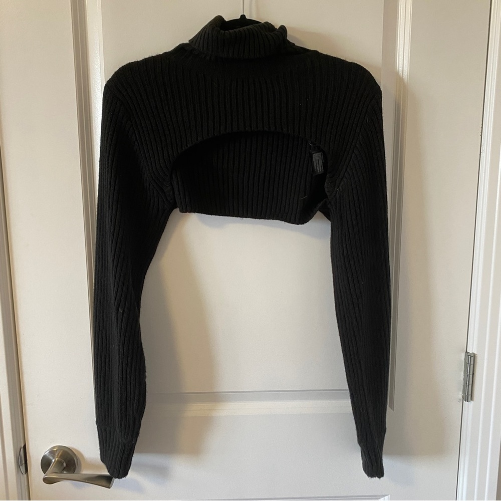 H&M ballet turtleneck bolero size small